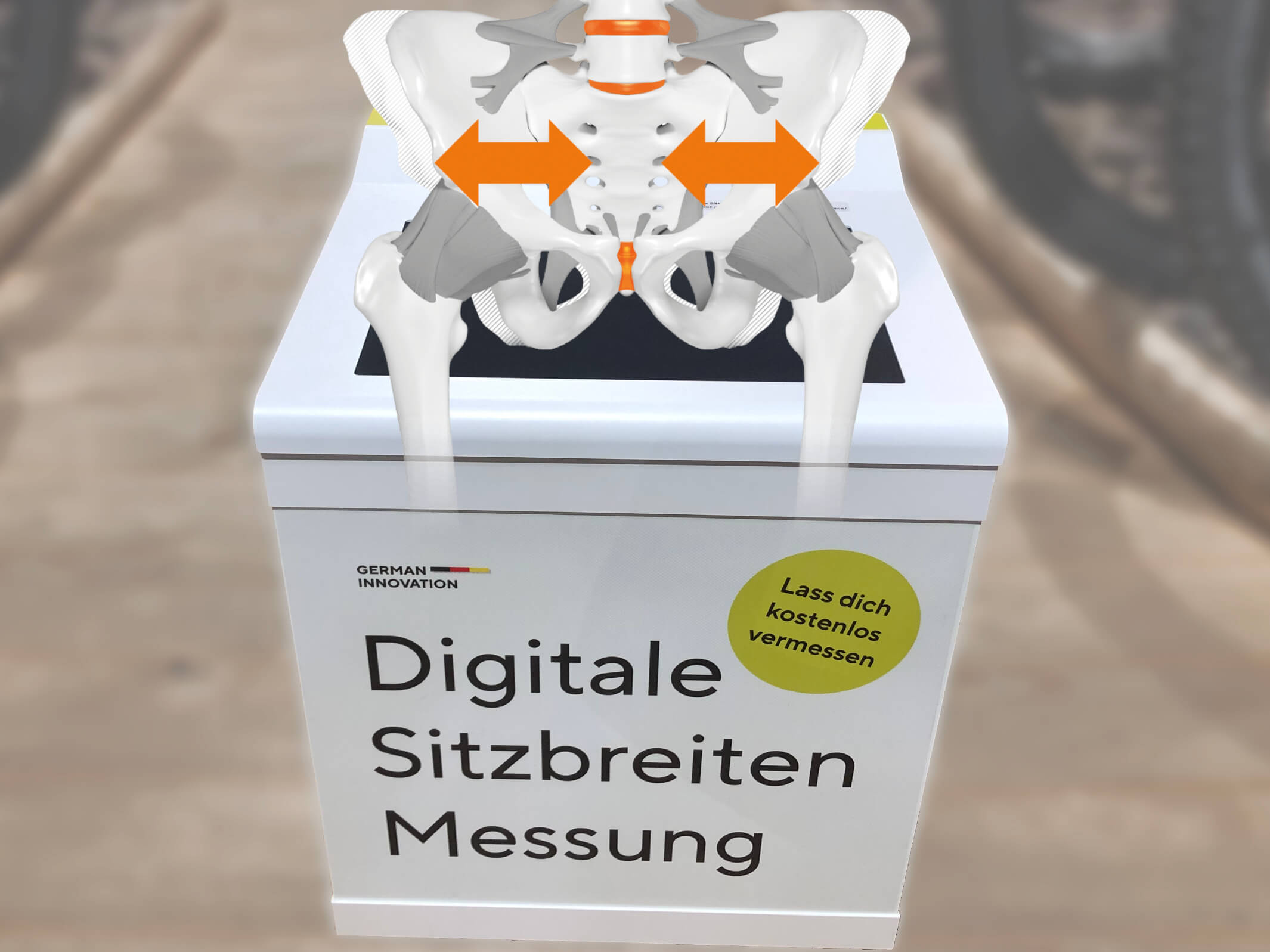 Digitale Sitzbreitenmessung bei Pfrommer der ZweiradExperte