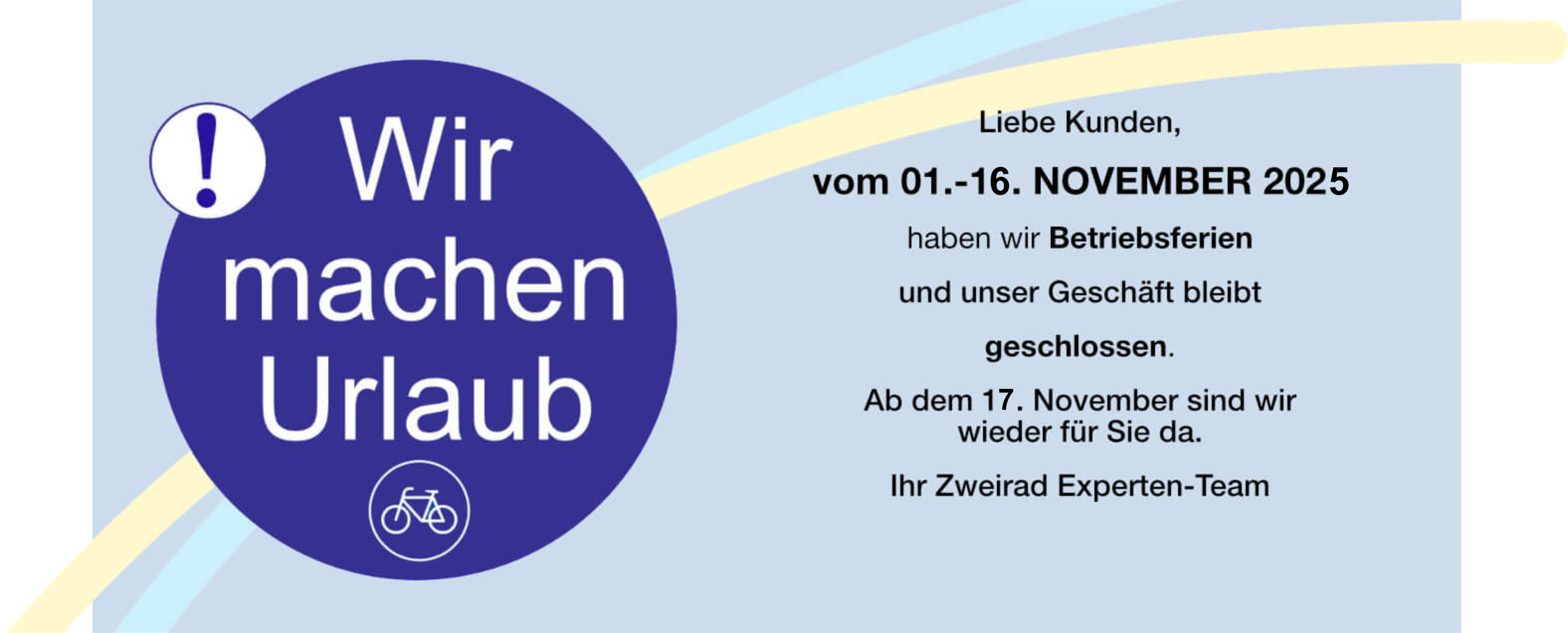 Wir machen Urlaub 2025
